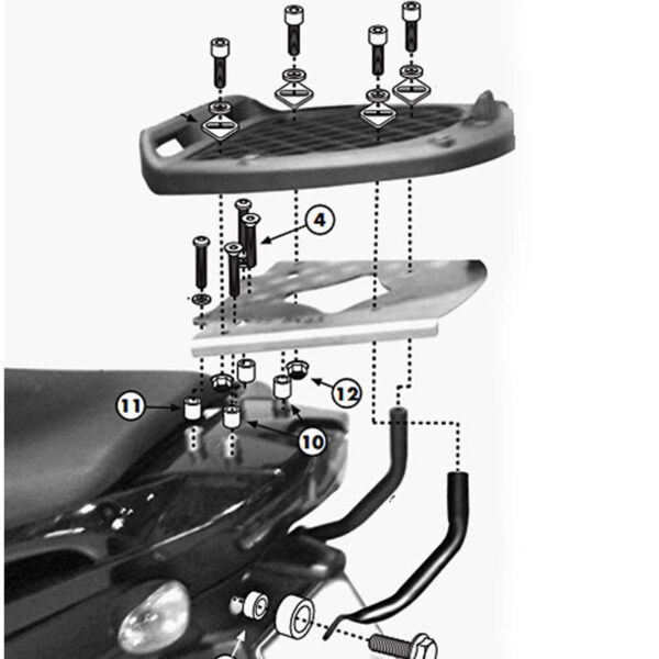 ΣΧΑΡΑ GIVI SR126 GILLERA RUNNER 50-125-200 '06-'13