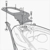 ΣΧΑΡΑ GIVI SR5600M PIAGGIO MP3 YOURBAN 125-300 '11 / MP3 300 HPE '19-'22