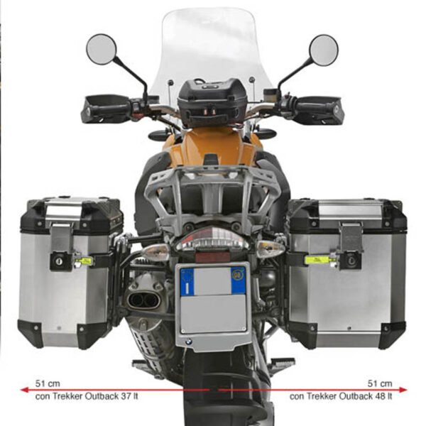 ΒΑΣΕΙΣ ΠΛΑΙΝΩΝ ΒΑΛΙΤΣΩΝ GIVI PL684CAM BMW R1200GS'04-12 / R1200GS ADVENTURE '06-'13