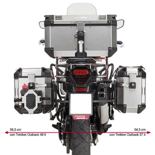 ΒΑΣΕΙΣ ΠΛΑΙΝΩΝ ΒΑΛΙΤΣΩΝ GIVI PL1144CAM HONDA CRF1000L ΒΑΣΕΙΣ ΠΛΑΙΝΩΝ ΒΑΛΙΤΣΩΝ GIVI PL1144CAM HONDA CRF1000L