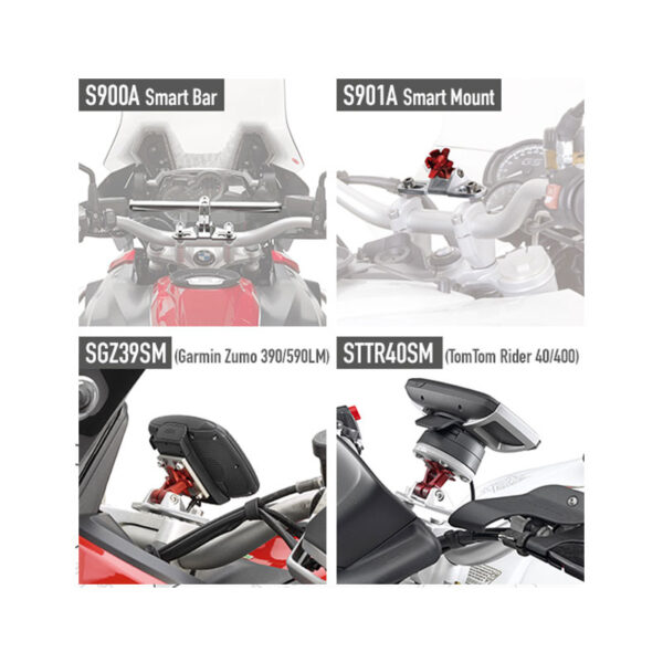 01SKIT UNIVERSAL KIT HONDA-KAWASAKI-BMW ΓΙΑ ΜΠΑΡΑ S900A GIVI