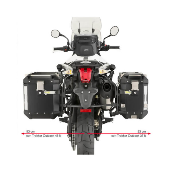 ΒΑΣΕΙΣ ΠΛΑΙΝΩΝ ΒΑΛΙΤΣΩΝ GIVI PL6401CAM TRIUMPH TIGER 800 / 800XC '11-'13