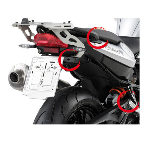 ΒΑΣΕΙΣ ΠΛΑΙΝΩΝ ΒΑΛΙΤΣΩΝ PLR693_F800R'2009 BMW GIVI