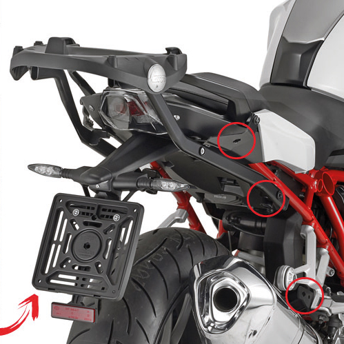 ΒΑΣΕΙΣ ΠΛΑΙΝΩΝ ΒΑΛΙΤΣΩΝ PLXR5117_R 1250 R (19 > 20) / R1200R'15 BMW GIVI ΒΑΣΕΙΣ ΠΛΑΙΝΩΝ ΒΑΛΙΤΣΩΝ PLXR5117_R 1250 R (19 > 20) / R1200R'15 BMW GIVI
